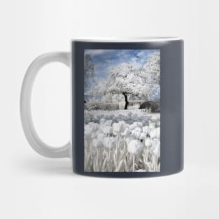 Tree in Tulip Field Mug